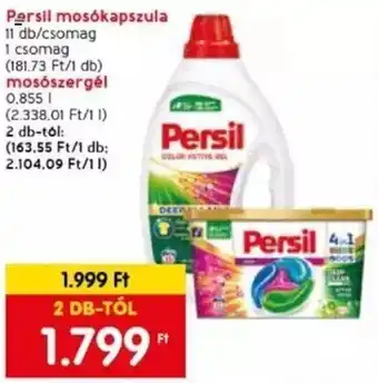 Spar Persil mosókapszula 11 db / mosószergél 0,855 l ajánlat