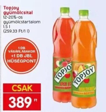 Spar Topjoy gyümölcsital 1,5 l ajánlat