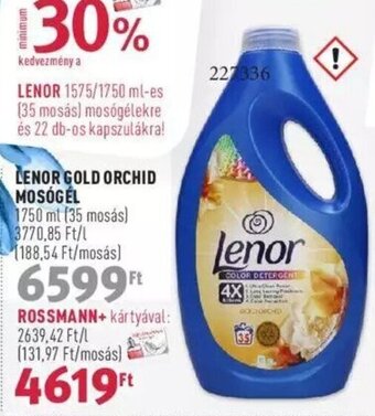 Rossmann LENOR GOLD ORCHID MOSÓGÉL 1750 ml ajánlat