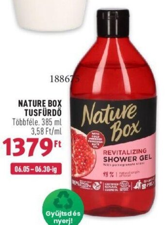 Rossmann NATURE BOX TUSFÜRDŐ 385 ml ajánlat