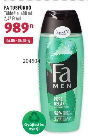Rossmann FA TUSFÜRDŐ 400 ml ajánlat