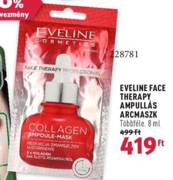 EVELINE FACE THERAPY AMPULLÁS ARCMASZK 8 ml