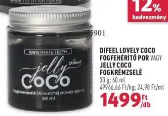 DIFEEL LOVELY COCO FOGFEHÉRÍTŐ POR 30 g / 60 ml