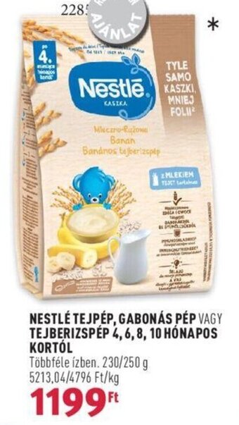 Rossmann NESTLÉ TEJPÉP, GABONÁS PÉP stb. 230 / 250 g ajánlat