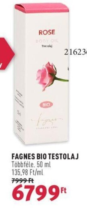 Rossmann FAGNES BIO TESTOLAJ 50 ml ajánlat