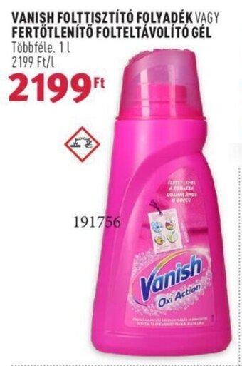 Rossmann VANISH FOLTTISZTÍTÓ FOLYADÉK 1 l ajánlat