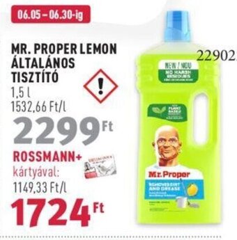 MR. PROPER LEMON ÁLTALÁNOS TISZTÍTÓ 1,5 l