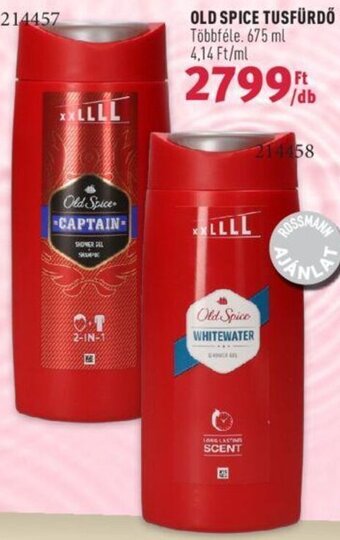 Rossmann OLD SPICE TUSFÜRDŐ 675 ml ajánlat