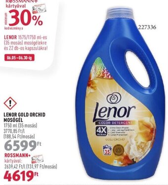 Rossmann LENOR GOLD ORCHID MOSÓGÉL 1750 ml ajánlat