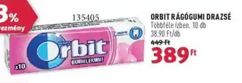 Rossmann ORBIT RÁGÓGUMI DRAZSÉ 10 db ajánlat