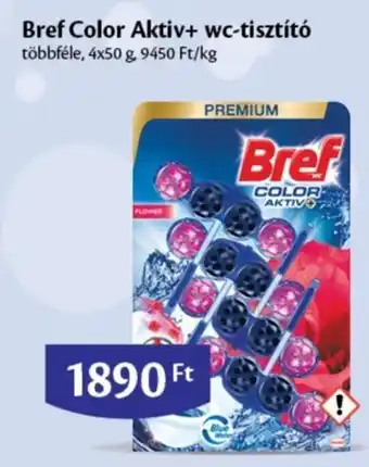 Bref Color Aktiv+ wc-tisztító 4 x 50 g