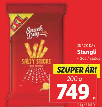 Lidl SNACK DAY Stangli 200 g ajánlat