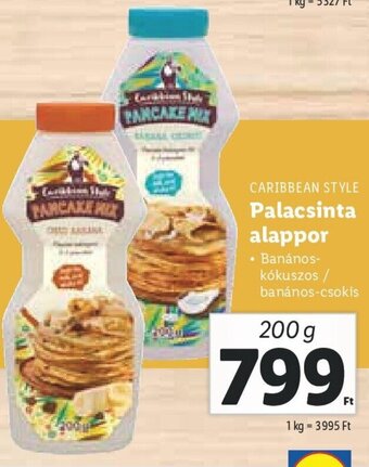 CARIBBEAN STYLE Palacsinta alappor 200 g