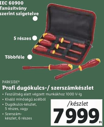 PARKSIDE Profi dugókulcs-/ szerszámkészlet