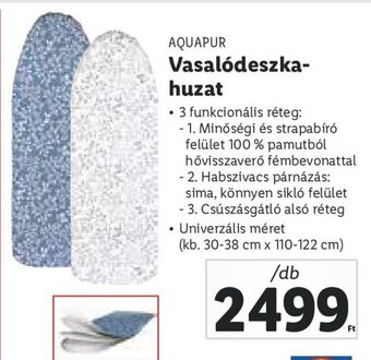 AQUAPUR Vasalódeszka- huzat 1 db