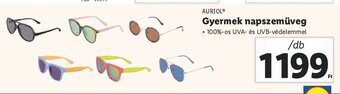 AURIOL Gyermek napszemüveg 1 db