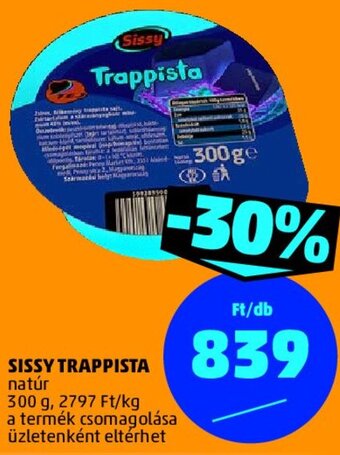 PENNY SISSY TRAPPISTA 300 g ajánlat