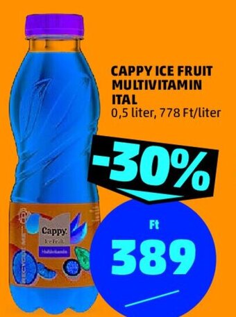 PENNY CAPPY ICE FRUIT MULTIVITAMIN ITAL 0,5 l ajánlat