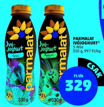 PENNY PARMALAT IVÓJOGHURT 330 g ajánlat