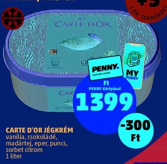 PENNY CARTE D'OR JÉGKRÉM 1 l ajánlat