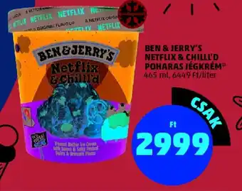 BEN & JERRY'S NETFLIX & CHILLL'D POHARAS JÉGKRÉM 465 ml