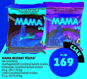 PENNY MAMA INSTANT TÉSZTA 55 / 60 g ajánlat