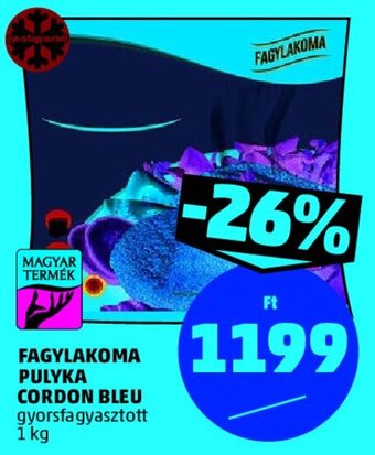 PENNY FAGYLAKOMA PULYKA CORDON BLEU 1 kg ajánlat