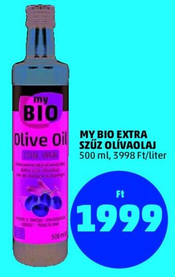 PENNY MY BIO EXTRA SZŰZ OLÍVAOLAJ 500 ml ajánlat