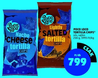 PENNY POCO LOCO TORTILLA CHIPS 200 g ajánlat