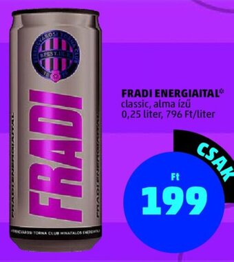 PENNY FRADI ENERGIAITAL 0,25 l ajánlat