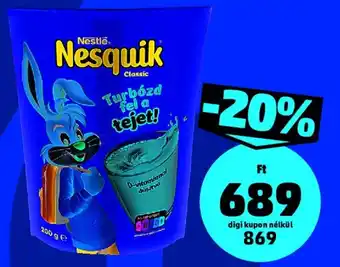 PENNY NESQUIK KAKAÓPOR 200 g ajánlat