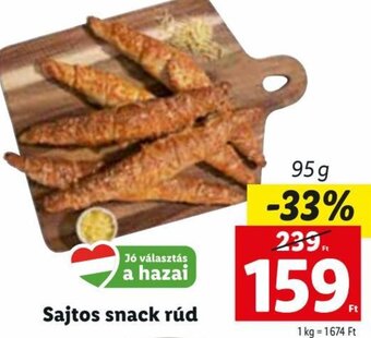 Lidl Sajtos snack rúd 95 g ajánlat