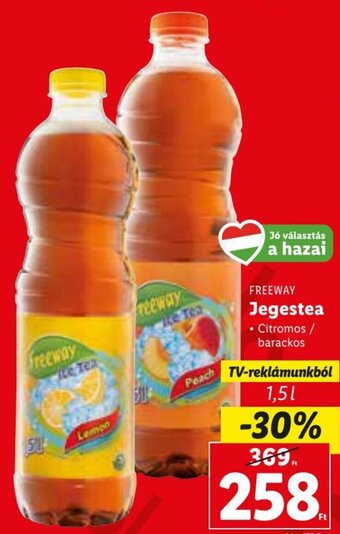 Lidl FREEWAY Jegestea 1,5 l ajánlat