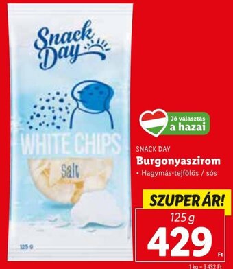 Lidl SNACK DAY Burgonyaszirom 125 g ajánlat