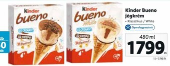 Lidl Kinder Bueno jégkrém 480 ml ajánlat