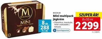 Lidl MAGNUM Mini multipack jégkrém 8 x 55 ml ajánlat