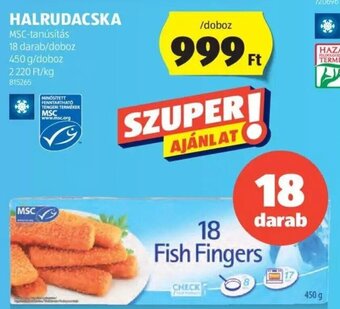 ALDI HALRUDACSKA 450 g ajánlat