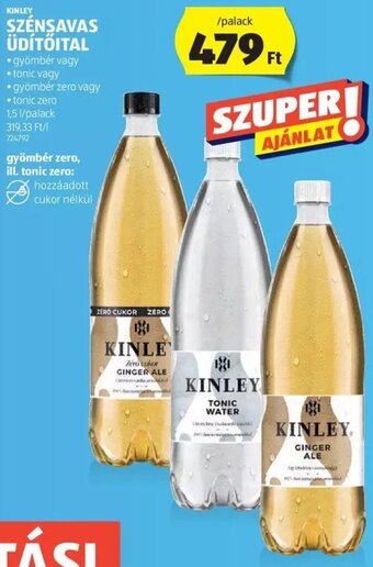 ALDI KINLEY SZÉNSAVAS ÜDÍTŐITAL 1,5 l ajánlat
