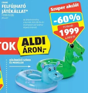 CRANE FELFÚJHATÓ JÁTÉKÁLLAT 1 db