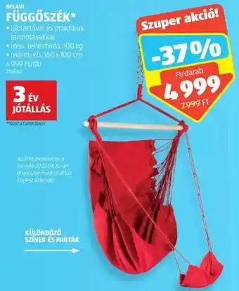 ALDI BELAVI FÜGGŐSZÉK 1 db ajánlat
