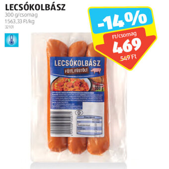 ALDI LECSÓKOLBÁSZ 300 g ajánlat