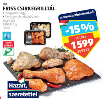 ALDI BBQ FRISS CSIRKEGRILLTÁL 1 kg ajánlat