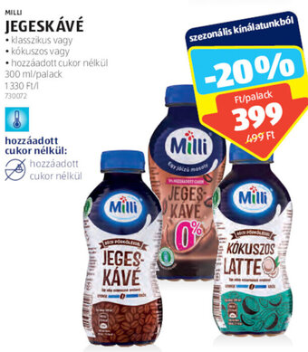 ALDI MILLI JEGESKÁVÉ 300 ml ajánlat