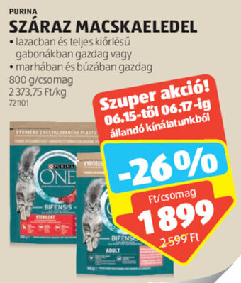 ALDI PURINA SZÁRAZ MACSKAELEDEL 800 g ajánlat