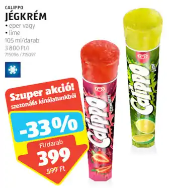 ALDI CALIPPO JÉGKRÉM 105 ml ajánlat