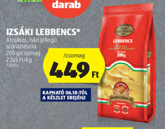 IZSÁKI LEBBENCS 200 g