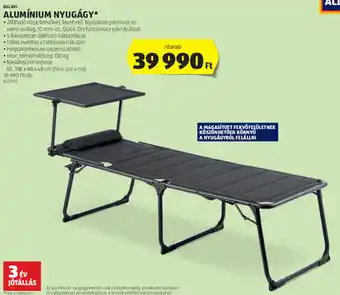 ALDI BELAVI ALUMÍNIUM NYUGÁGY 1 db ajánlat