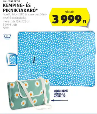 ALDI MY LIVING STYLE KEMPING- ÉS PIKNIKTAKARÓ 1 db ajánlat