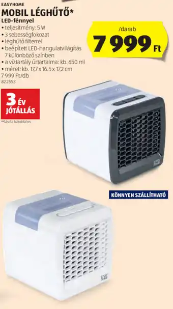 ALDI EASYHOME MOBIL LÉGHŰTŐ 1 db ajánlat