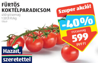 ALDI FÜRTÖS KOKTÉLPARADICSOM 450 g ajánlat
